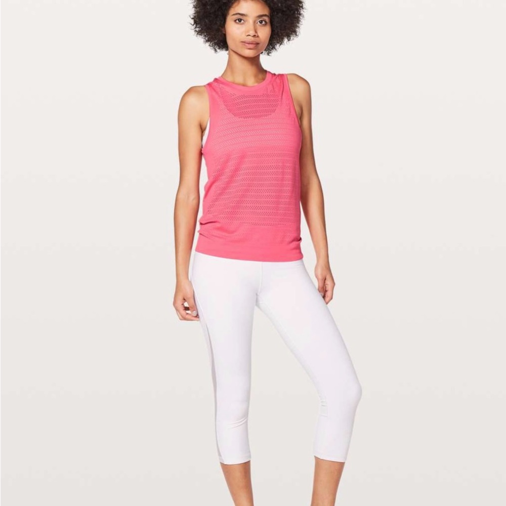 Lululemon Pink Sleeveless Breeze By Tank